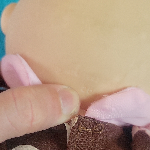 Cabbage Patch 1978-1983 Polka Dot Dress Baby Doll. Vintage and Desirable. - Picture 5 of 13